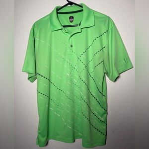 PGA Tour Vibrant Green Polo Shirt
